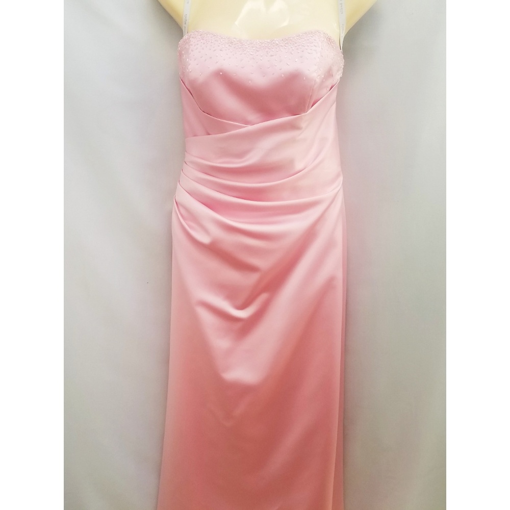 Alfred Angelo Pink Beaded Sweetheart Dress 6